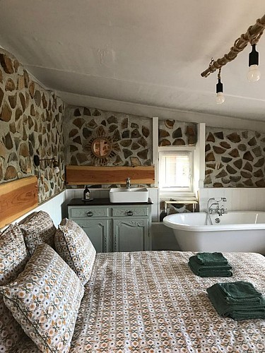 Chambre "La Cabane" intérieur