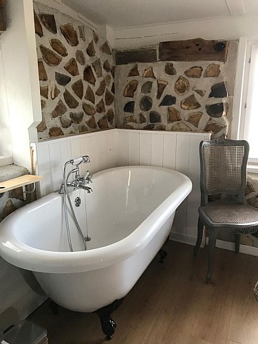 Baignoire, chambre "La Cabane"