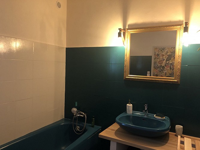 Le refuge-salle de bain