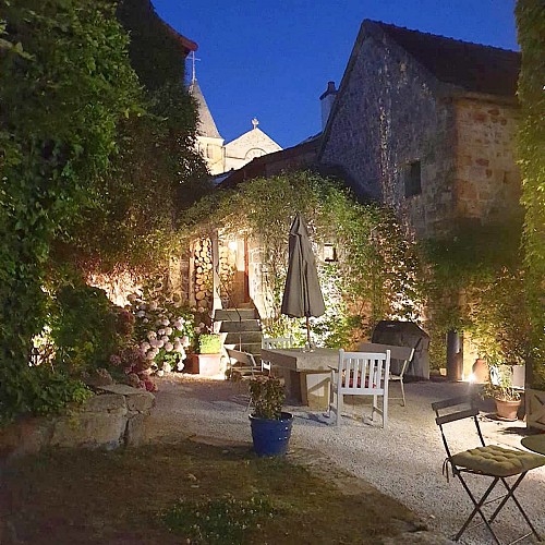 Salon extérieur - Maison d'invités - Une nuit d'été