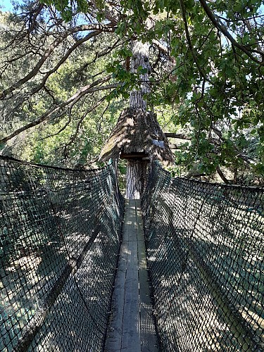 pont népalais d'accès