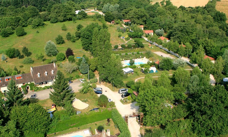 luchtfoto vakantiepark La Bonne Vie