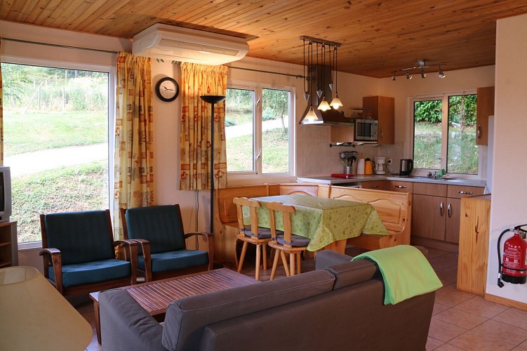 Interieur bungalow La Bonne Vie