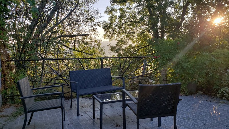 Terrasse de la chambre Loire