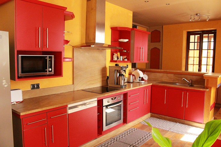 Cuisine équipée_Gîtes de Montvaltin_Le Breuil
