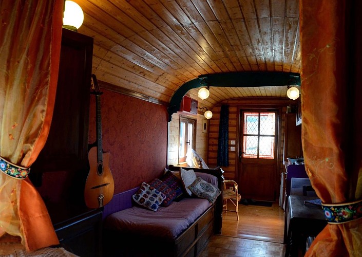 Vue depuis le grand lit