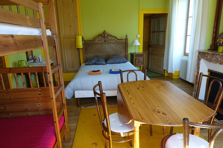 chambre côté cour côté jardin