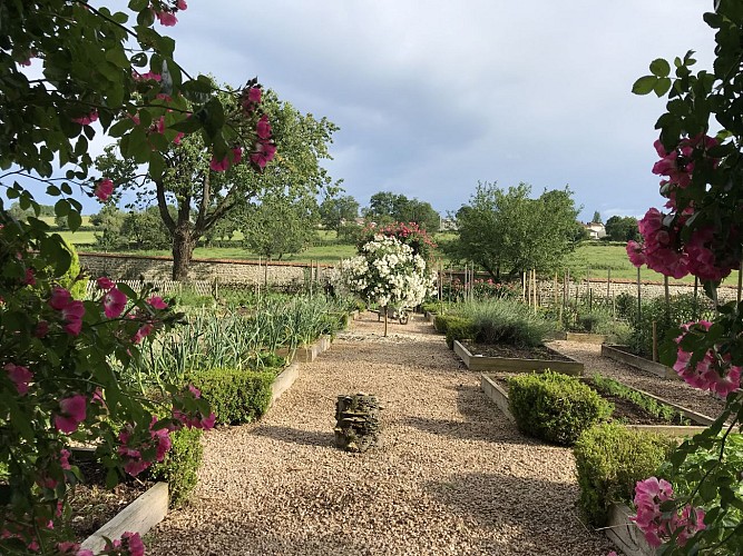 Allée de la roseraie