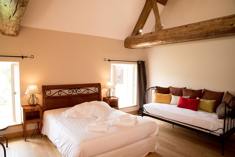 Le Logis d'Azé, la chambre "Alezan"