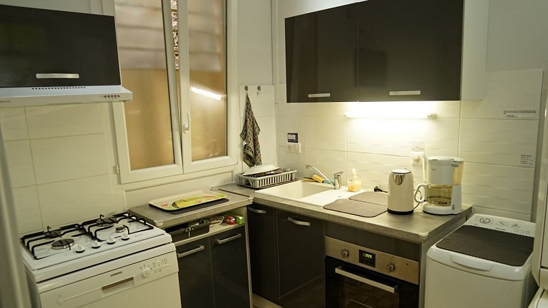 Cuisine équipée - rez-de-chaussée - Villa Marie - Paray-le-Monial