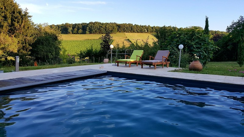 1-piscine verres vue sur les vignes- Nathalie Chevalier