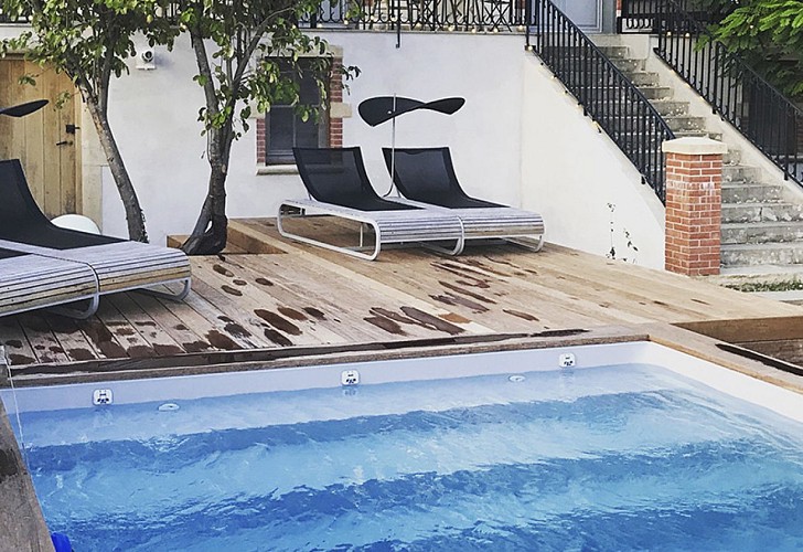 Espace piscine - Maison d'hôtes - Cluny
