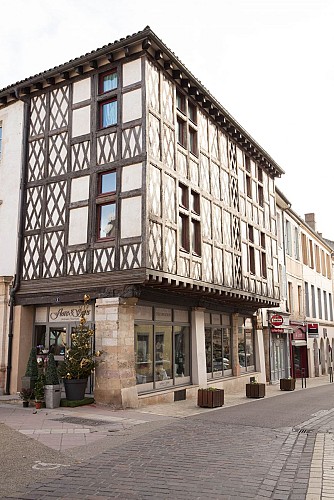Immeuble à pans de bois