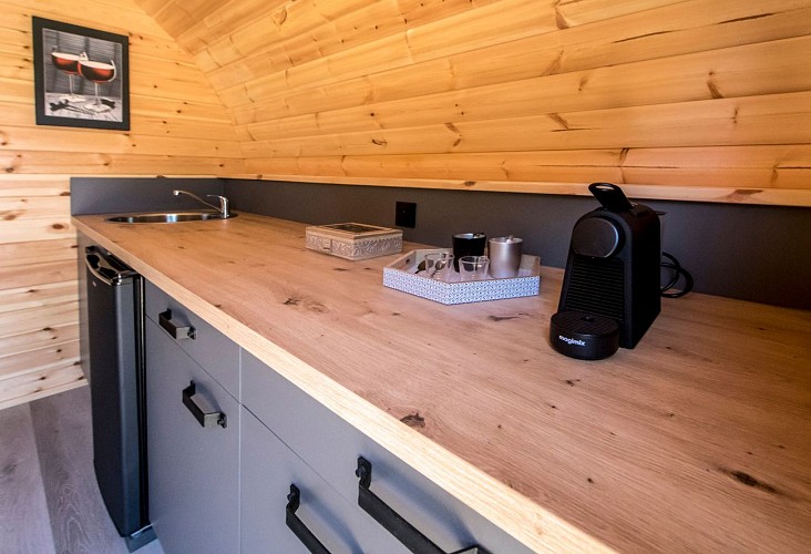 Tonneau espace cuisine