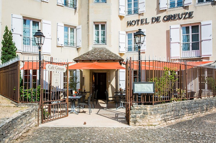 Terrasse côté Abbaye