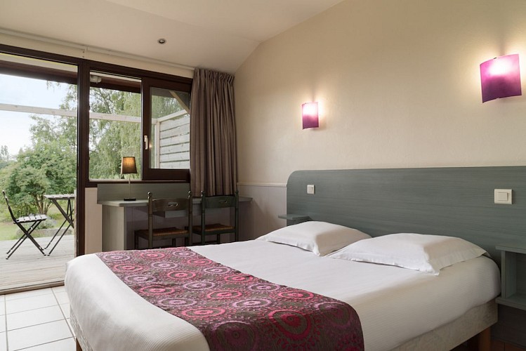 Chambre vue sur le jardin