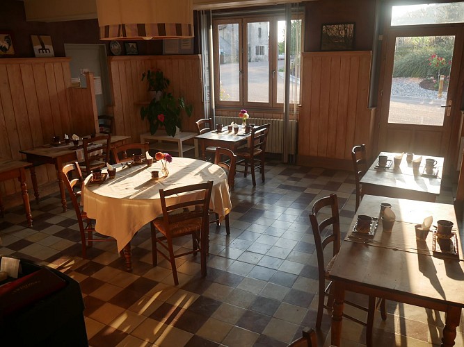 salle de petit déjeuner