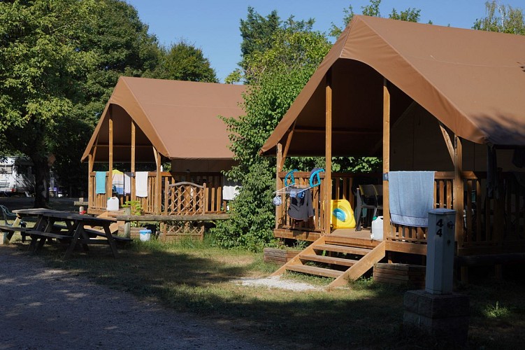 Tente lodge - Camping Au Bon Endroit - Paray-le-Monial