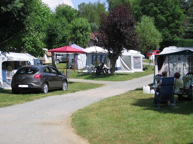 Emplacements du camping