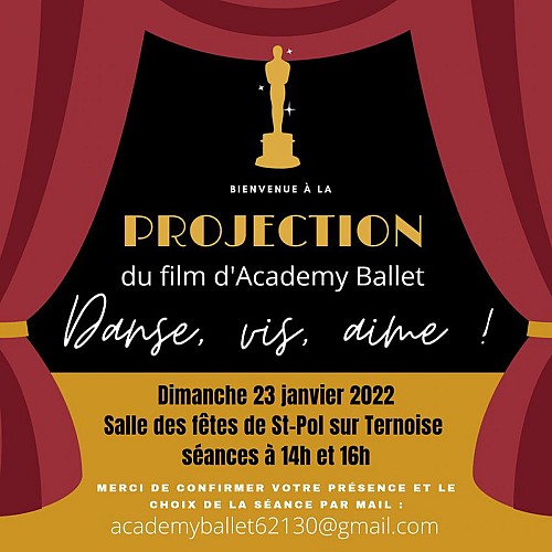 Projection du film "Danse, vis, aime !"
