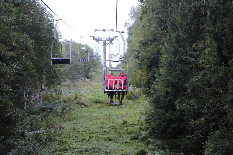 The Bossons glacier chair lift