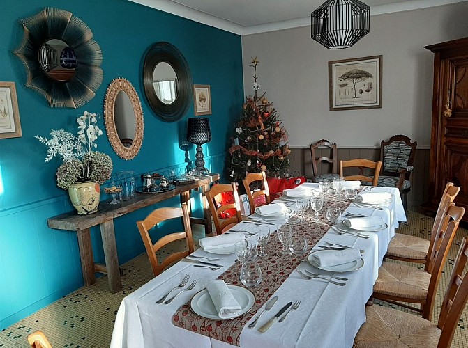 Chambre d'hôtes Beyrie Coustille - Uzein - salle à manger