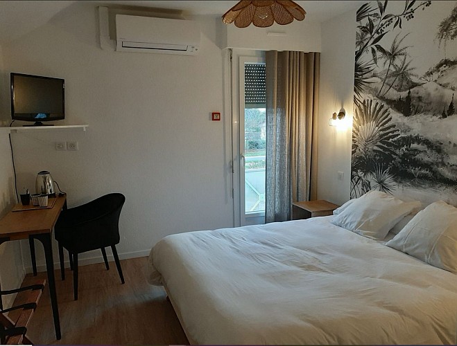 Chambre d'hôtes Beyrie Coustille - Uzein - chambre double