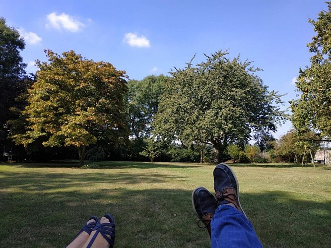 Le presbytère normand Aurseulles Maison Jardin (TIS)