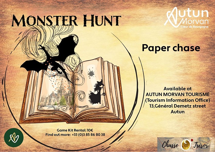 Monster Hunt, kids activities, tourist office Grand Autunois Morvan