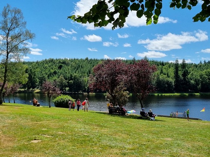 Vue lac Saint Mathieu