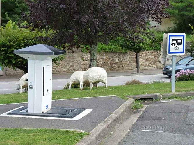 Aire d'accueil de camping-car