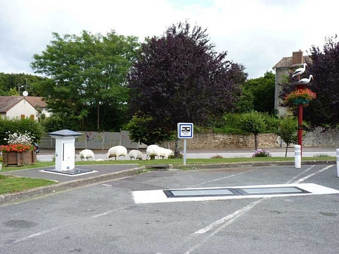 Aire d'accueil de camping-car