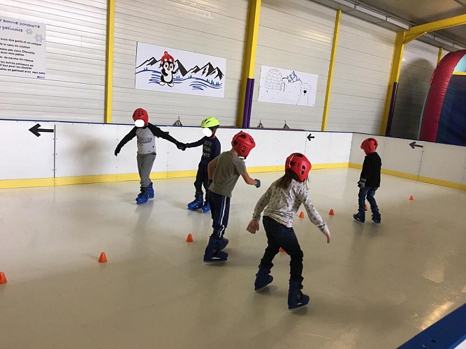 patinoire avec enfants