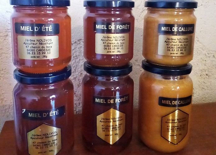 Le Rucher des Yolettes - pots de miel