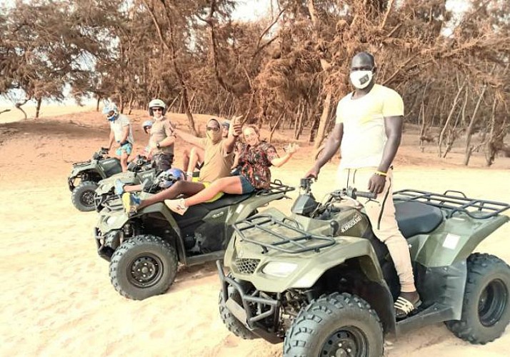 Balade en quad au désert de Lompoul - En français - Au départ de Thiès
