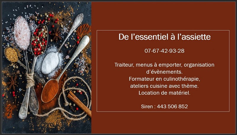 De l'essentiel à l'assiette