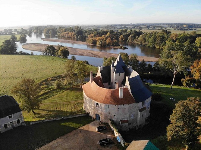 Vue aérienne-chateau