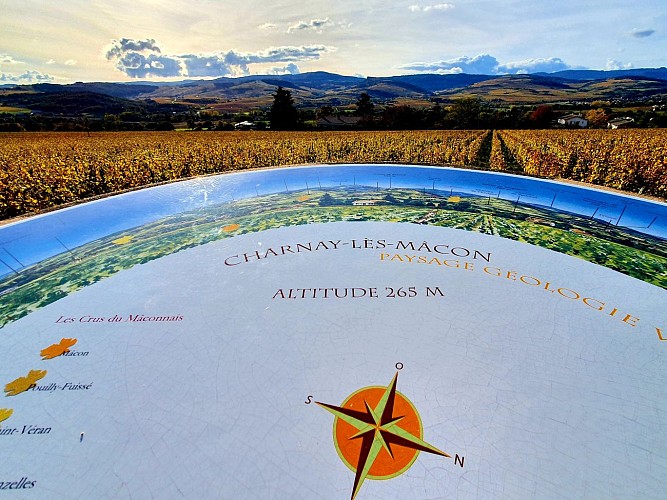 Table d'orientation Charnay-les-Mâcon