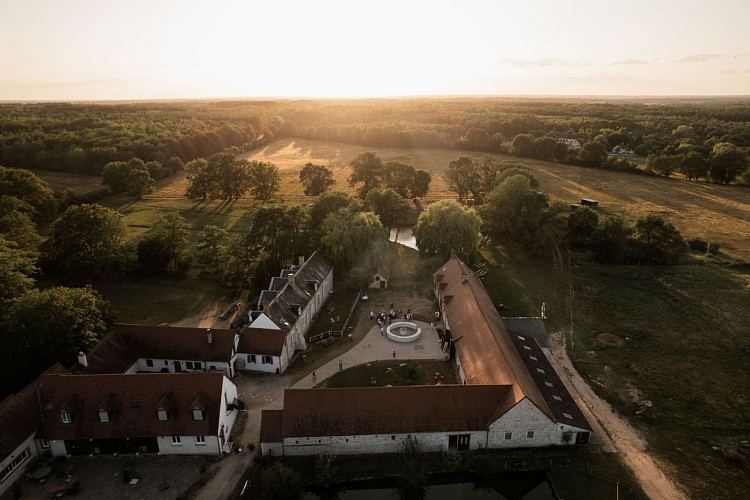 tourisme-sologne-collectif-langon-rayon de sologne -vue aérienne
