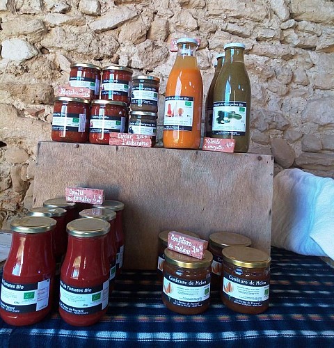 Conserves et confitures - Ferme de Peyrard