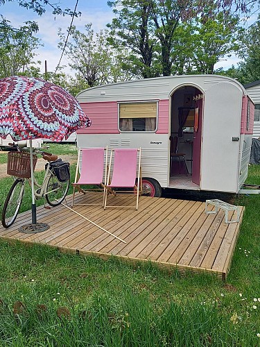 Caravanes Vintage - Camping la Bohème