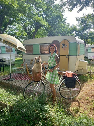 Caravanes Vintage - Camping la Bohème