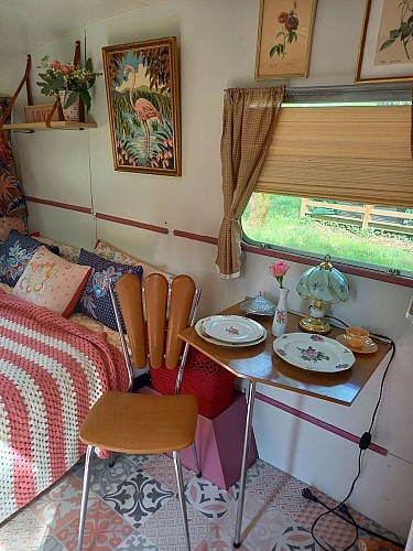 Caravanes Vintage - Camping la Bohème