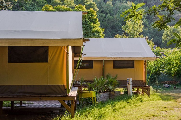 Les tentes lodges - Camping la Bohème