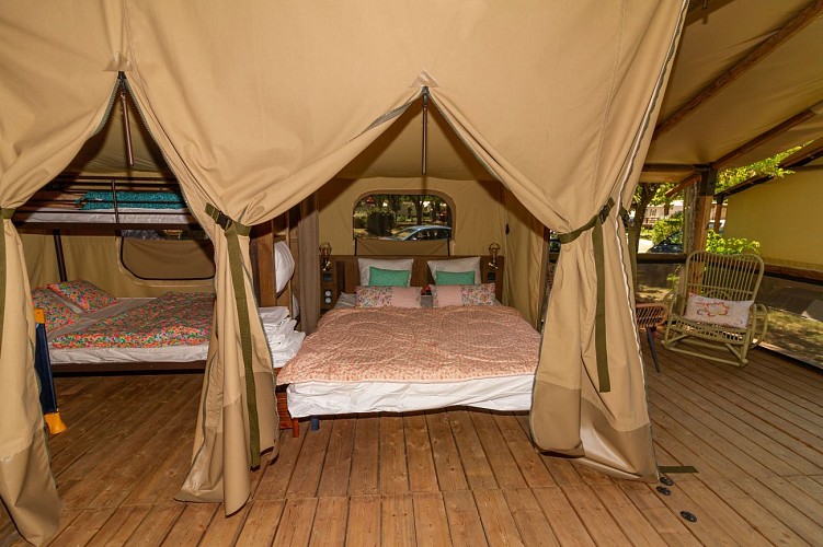 Les tentes lodges - Camping la Bohème