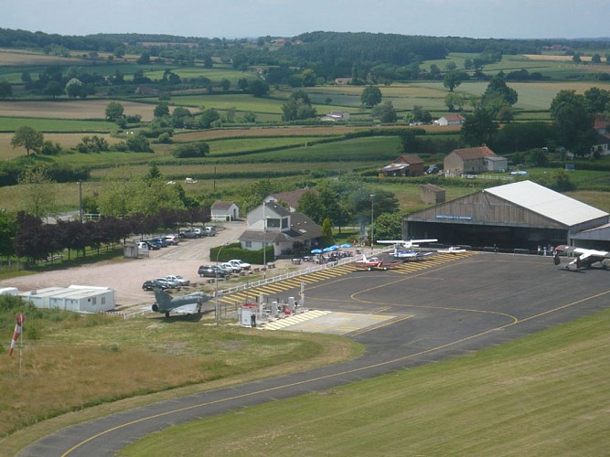Vue de l'aérodrome