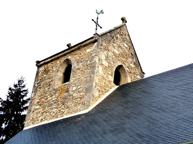 Clocher en batière - Eglise Saint Denis - Aillières Beauvoir