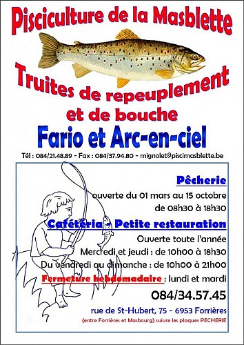 Pisciculture de la Masblette - Fischzucht