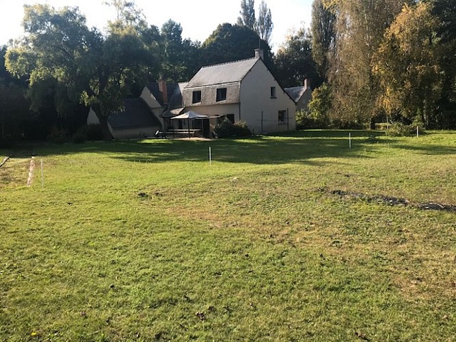 Maison facade et terrain