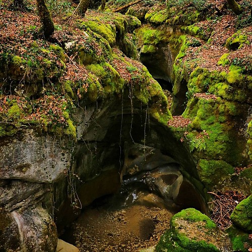 Pont des Tines (natural arch)